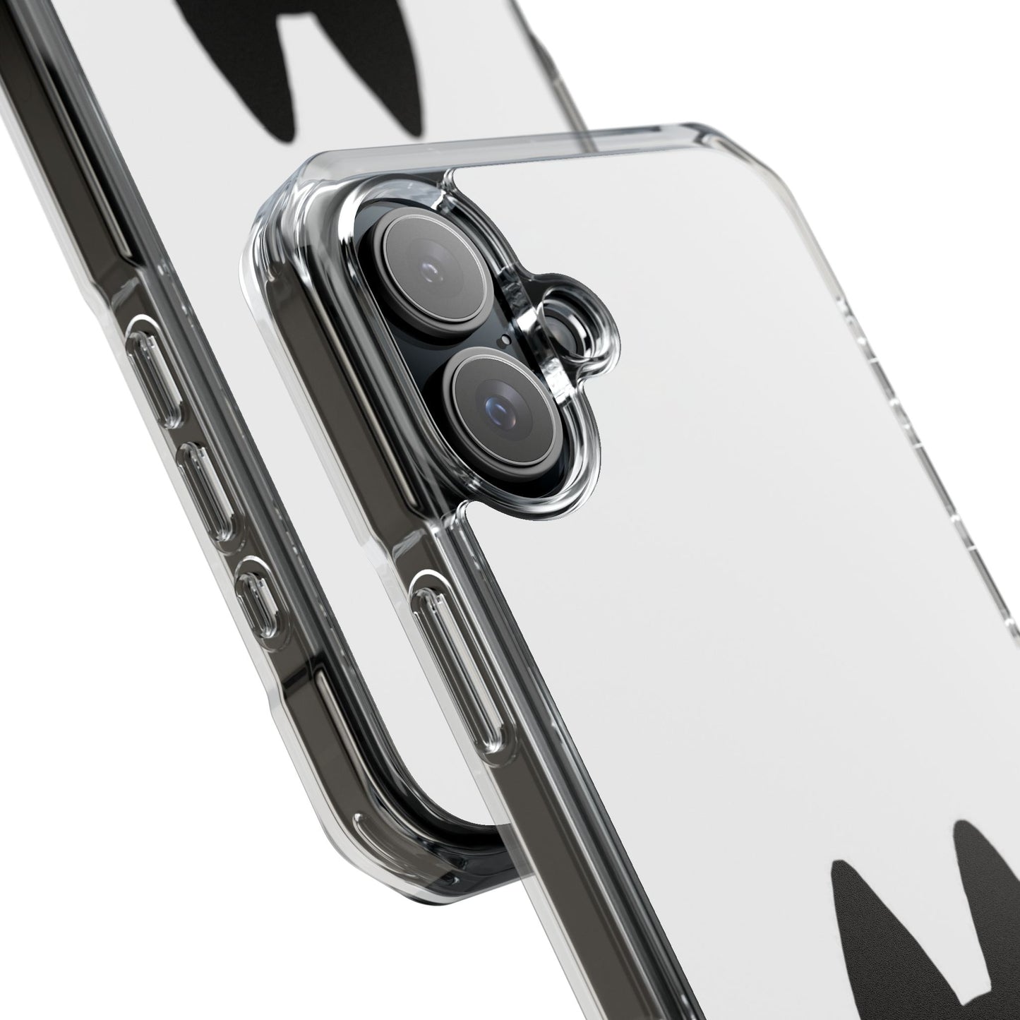 Cat-Themed Magnetic Clear Phone Case