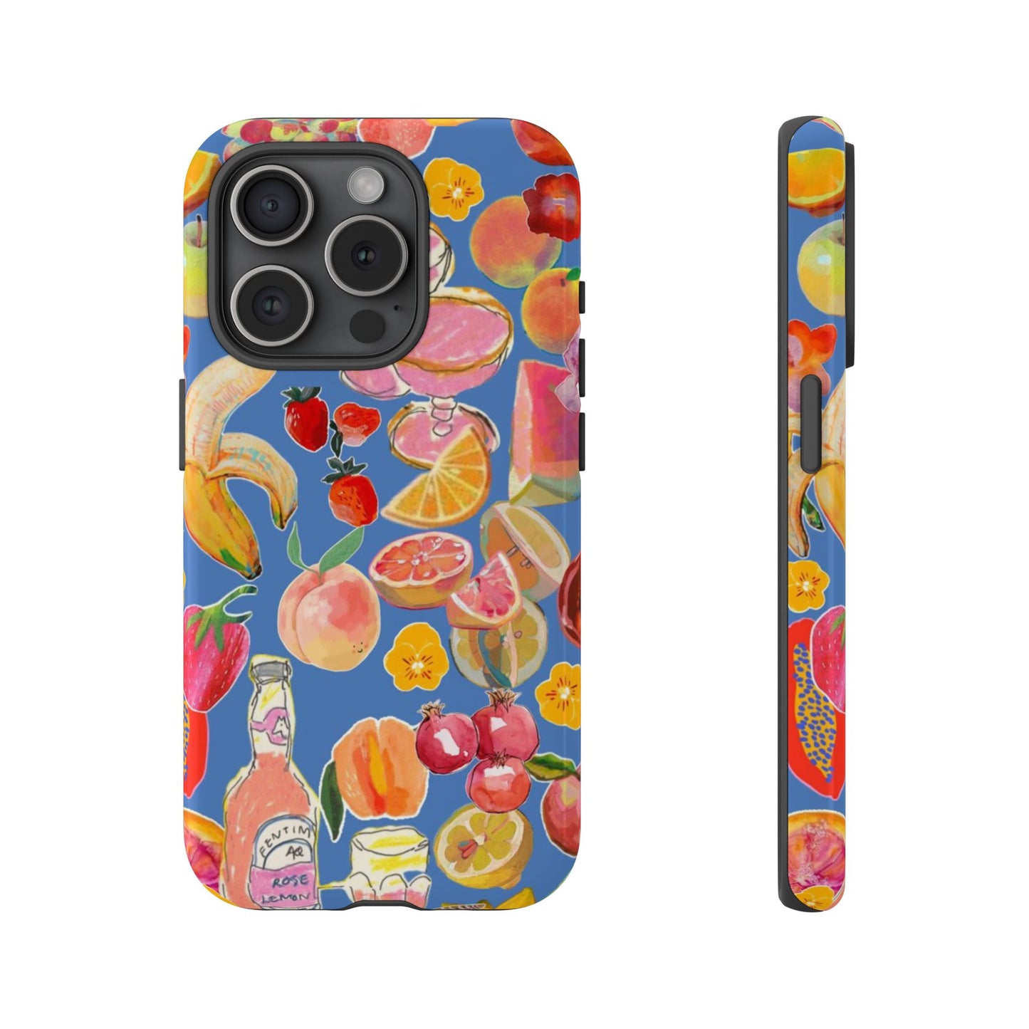 Colorful Fruit Collage Phone Case