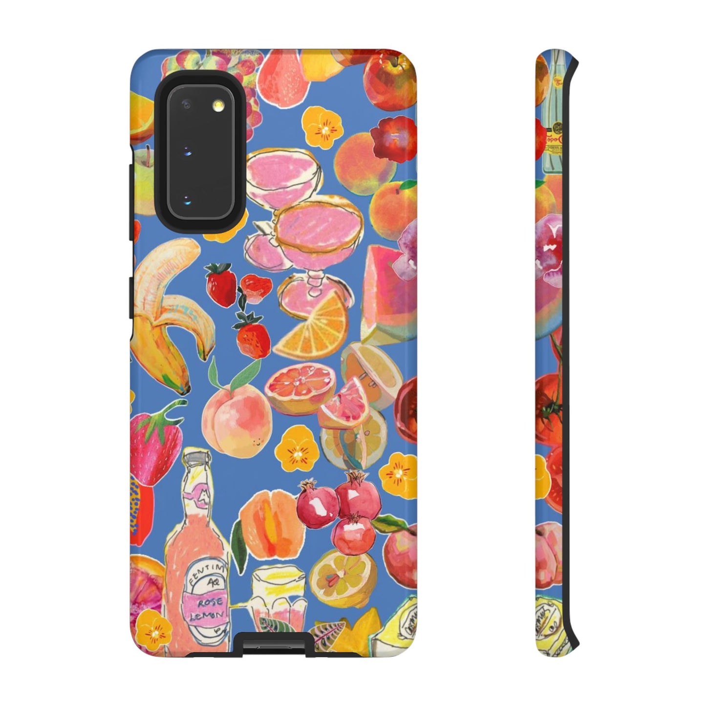 Colorful Fruit Collage Phone Case