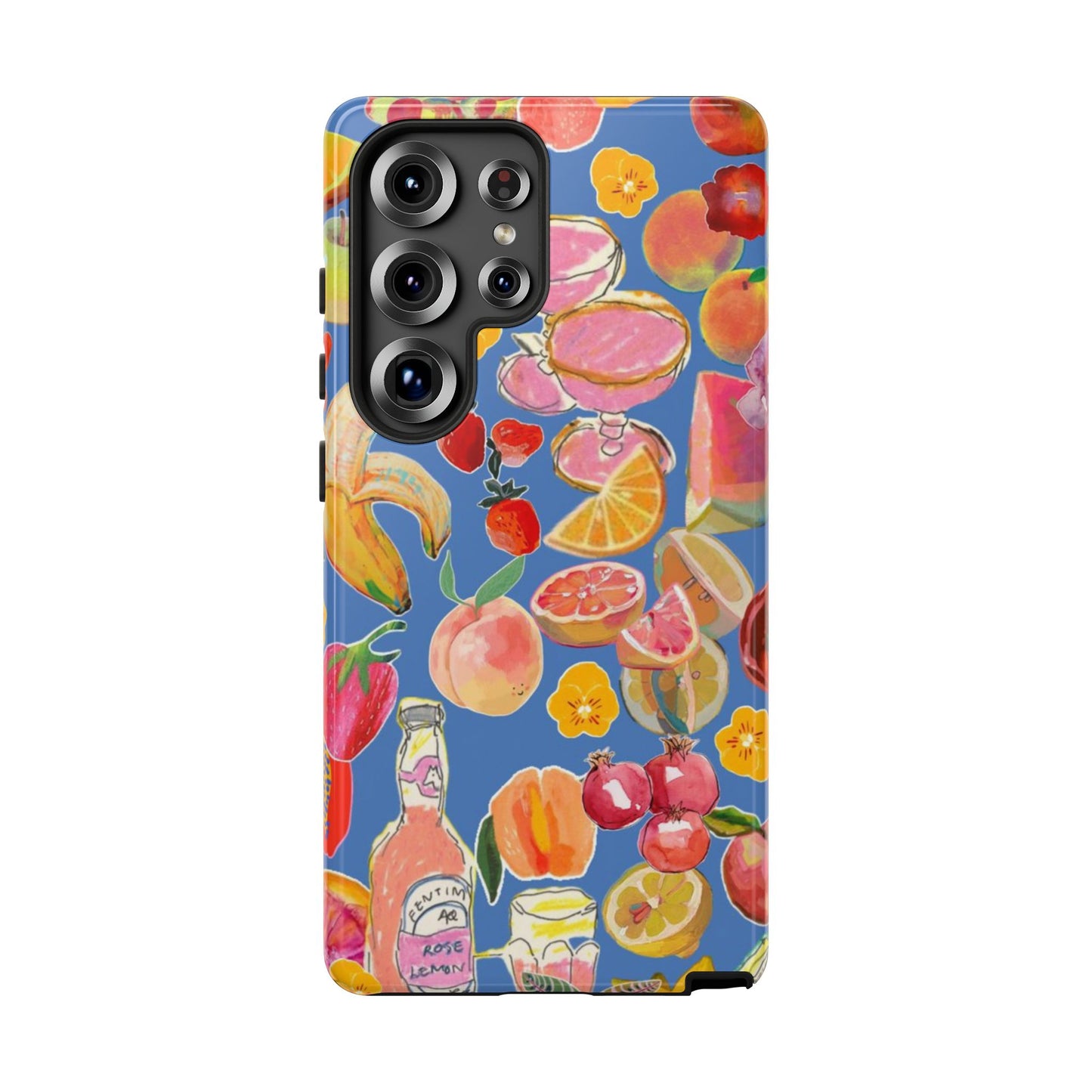 Colorful Fruit Collage Phone Case