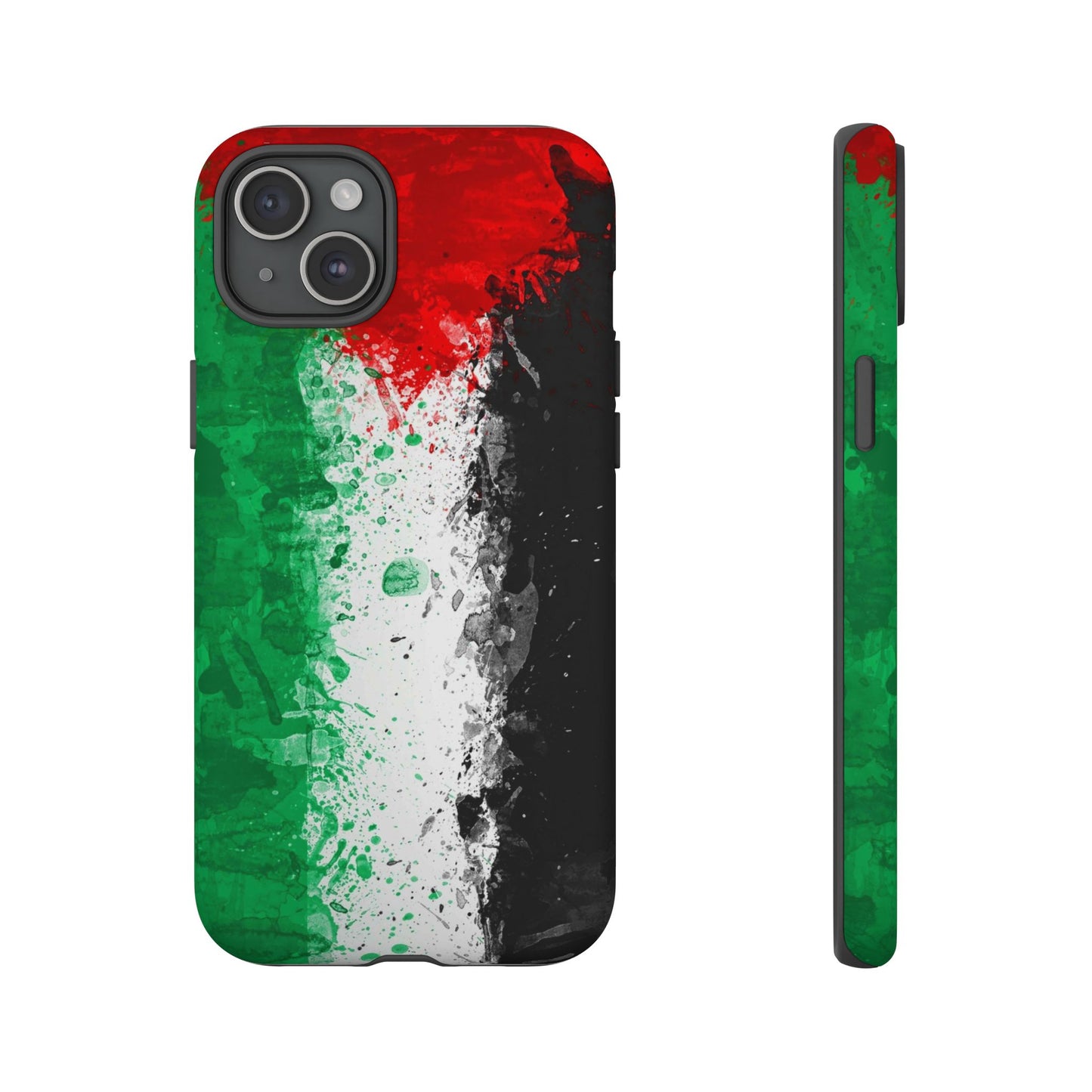 Palestine Flag: Paint Style