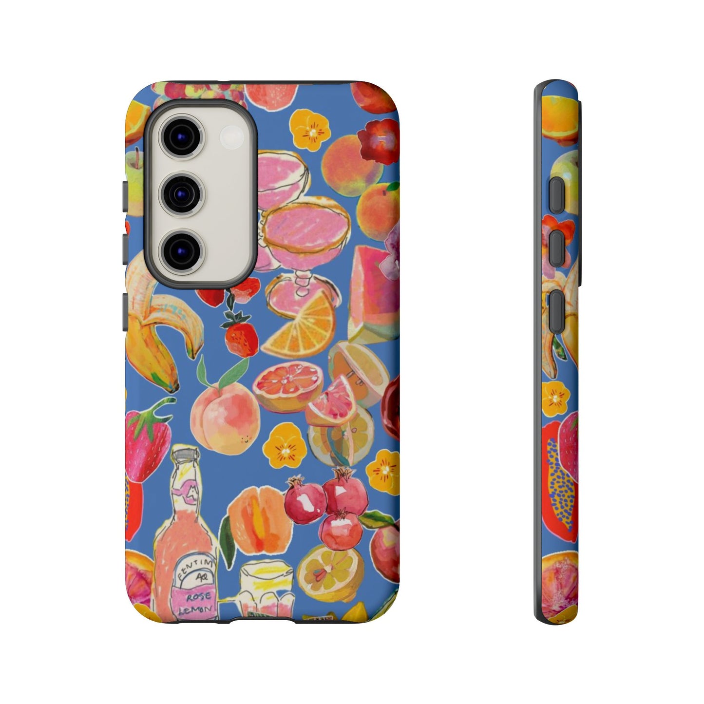 Colorful Fruit Collage Phone Case