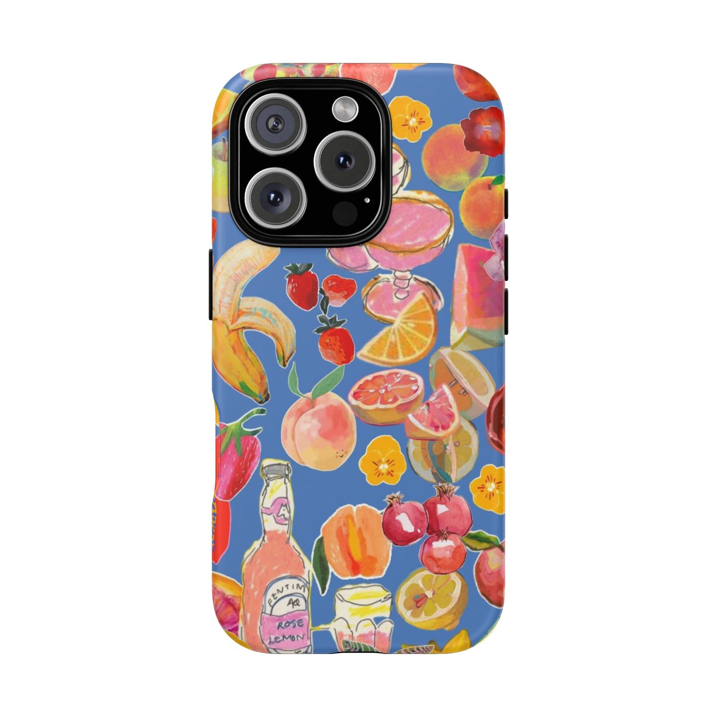 Colorful Fruit Collage Phone Case