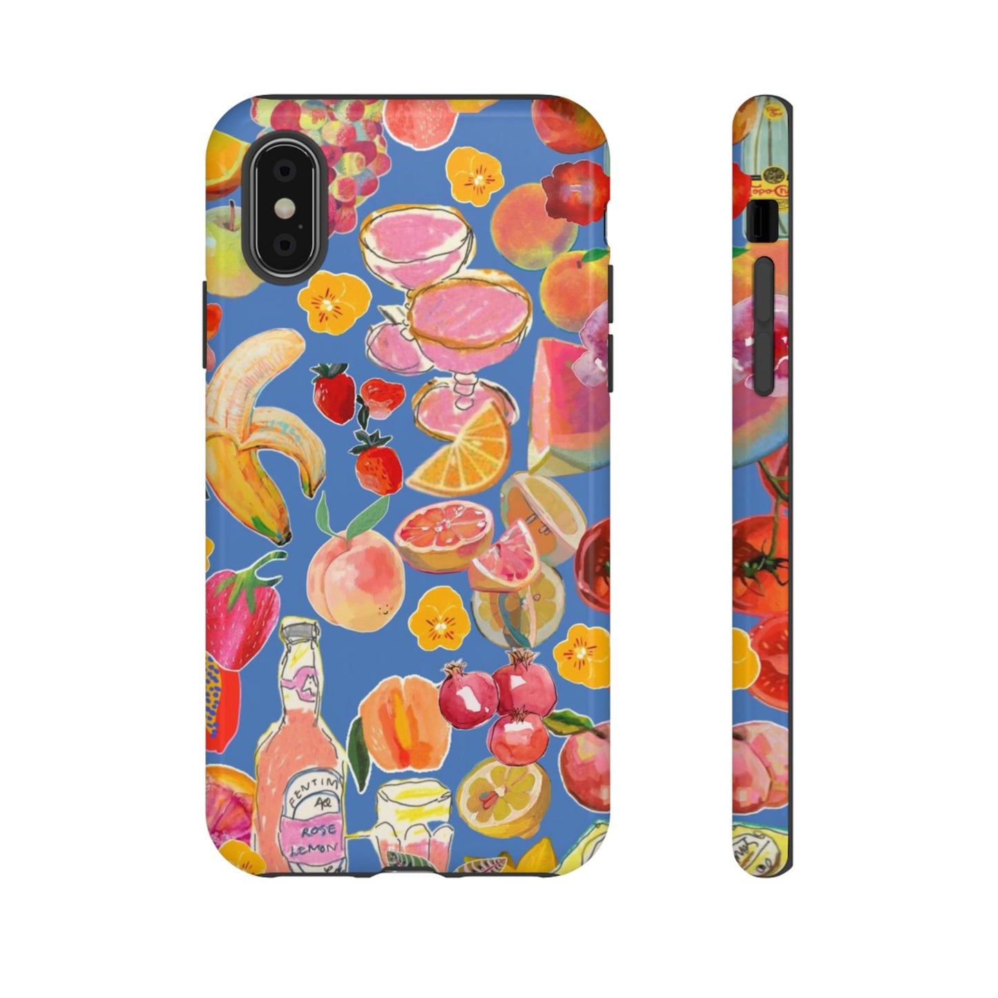 Colorful Fruit Collage Phone Case