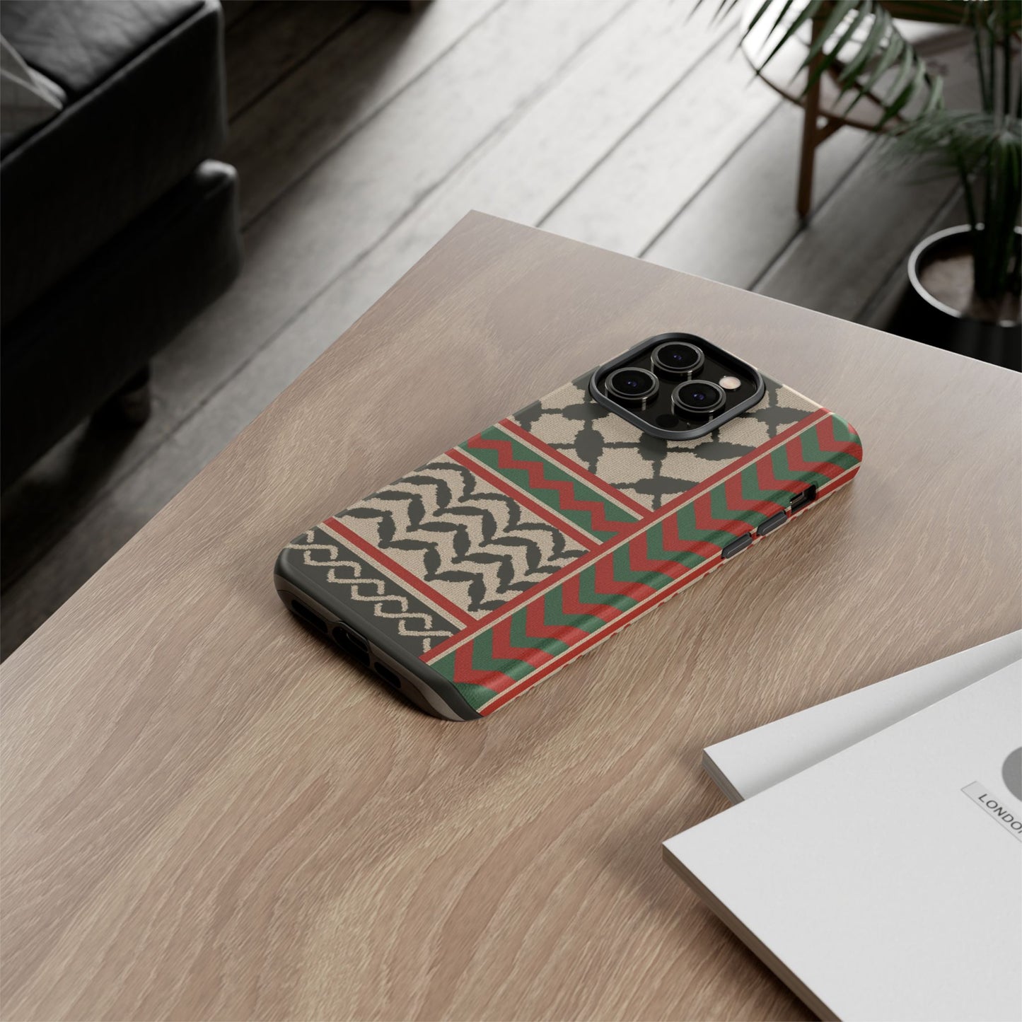 Heritage & Hope: Palestinian Keffiyeh Phone Case