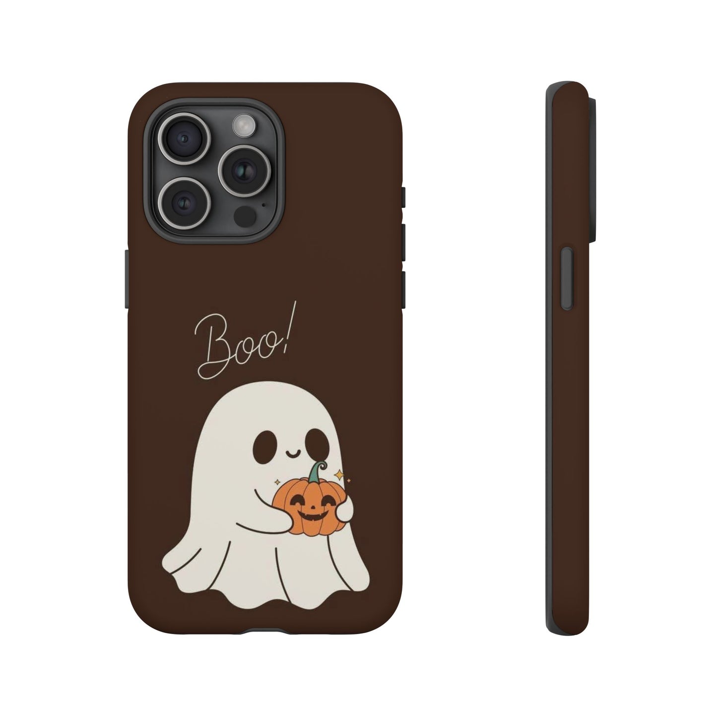Ghost Pumpkin Phone Case — "Boo!"