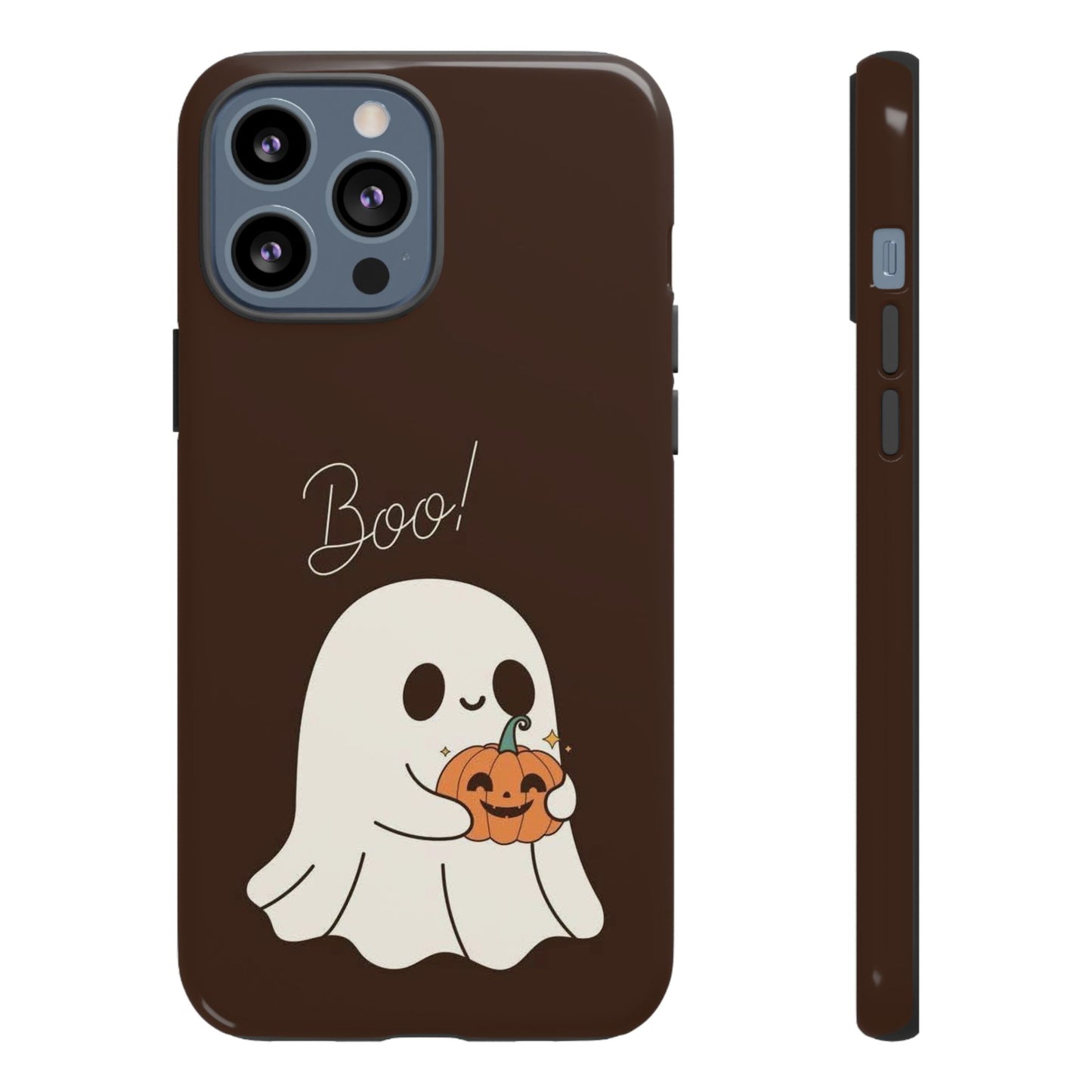 Ghost Pumpkin Phone Case — "Boo!"