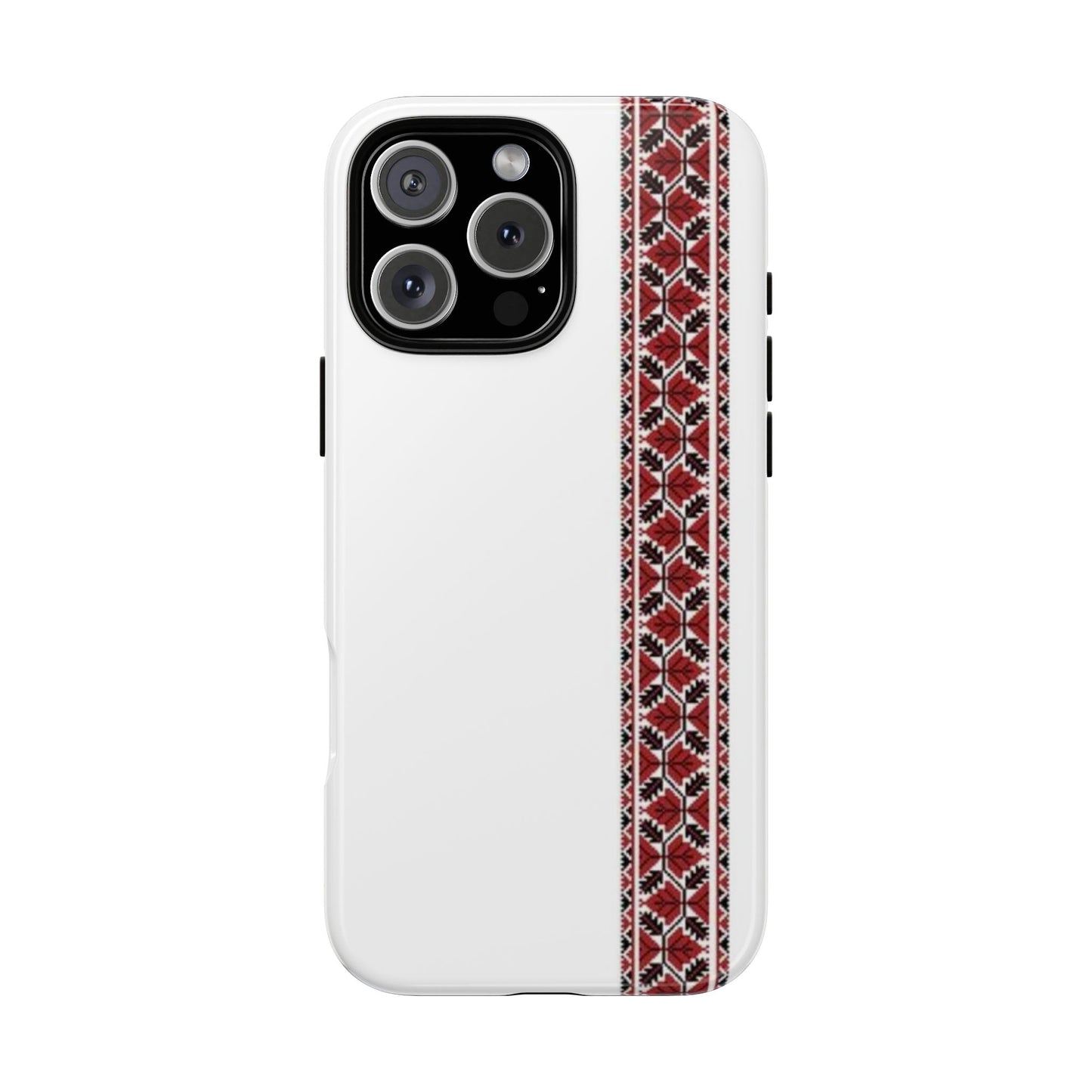 Palestinian Tatreez White/Red