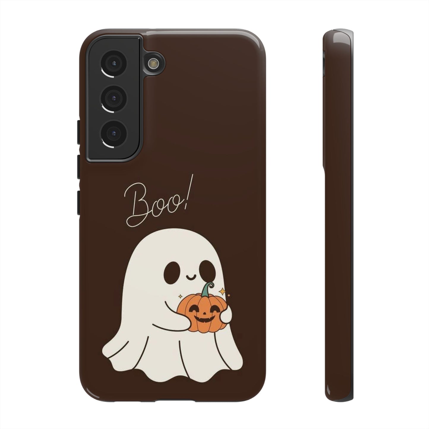 Ghost Pumpkin Phone Case — "Boo!"