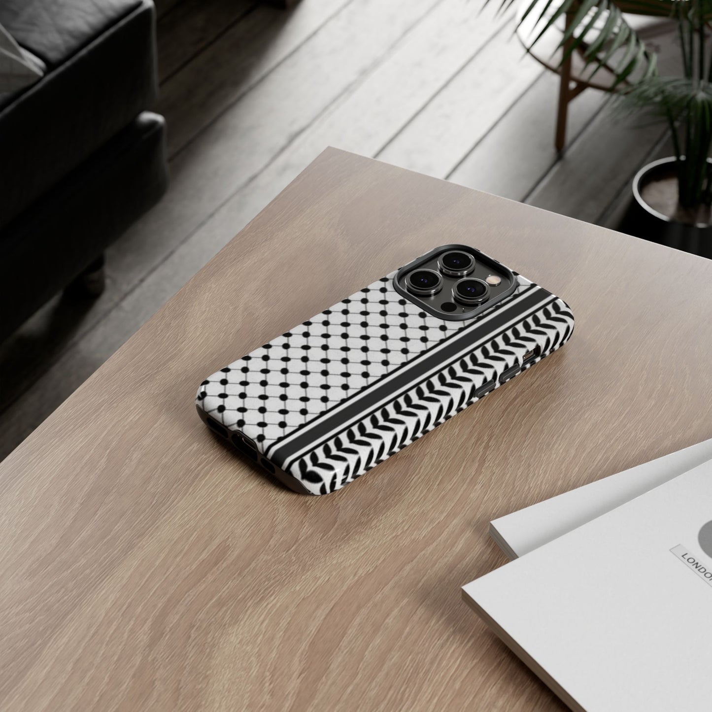 White & Black Keffiyeh Heritage