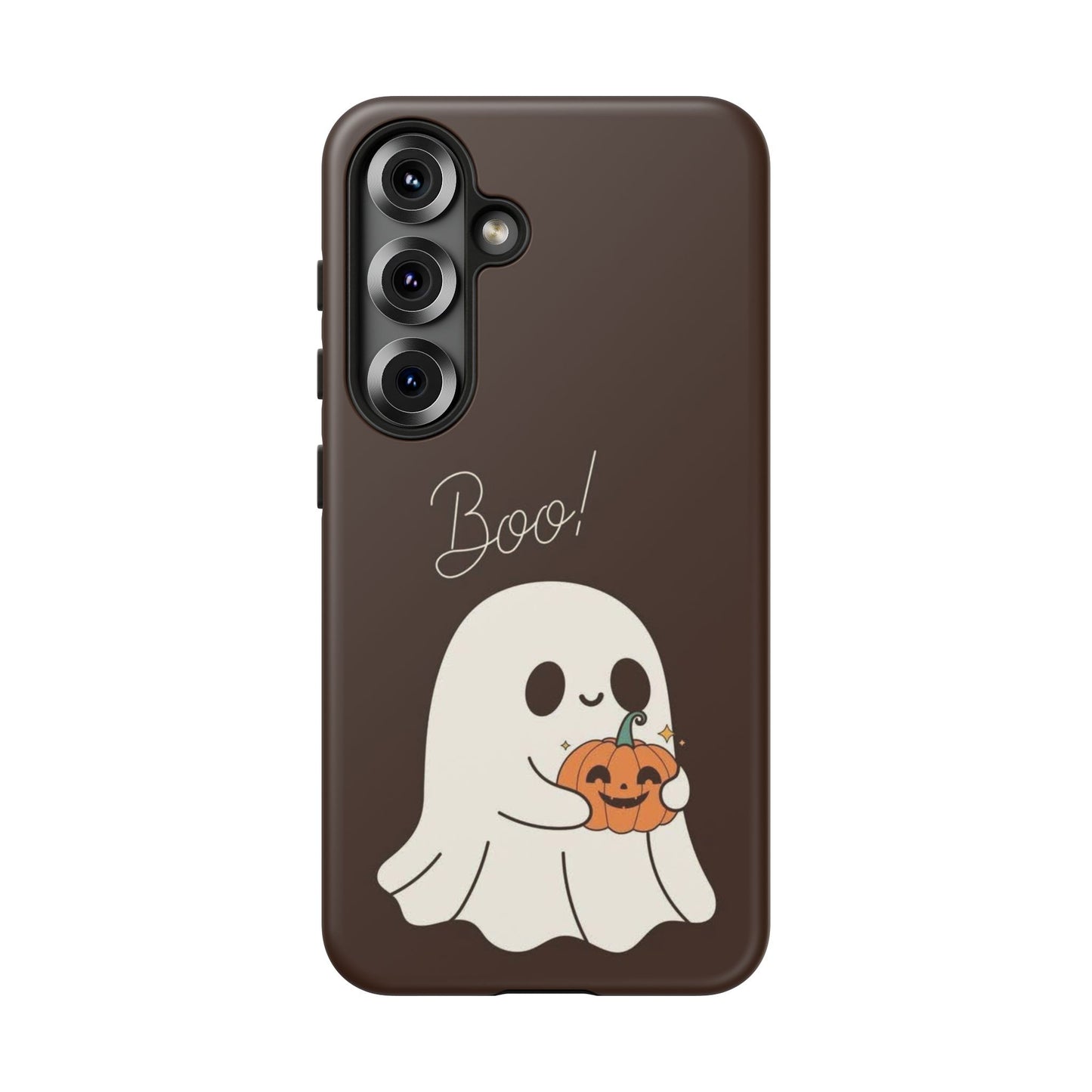 Ghost Pumpkin Phone Case — "Boo!"