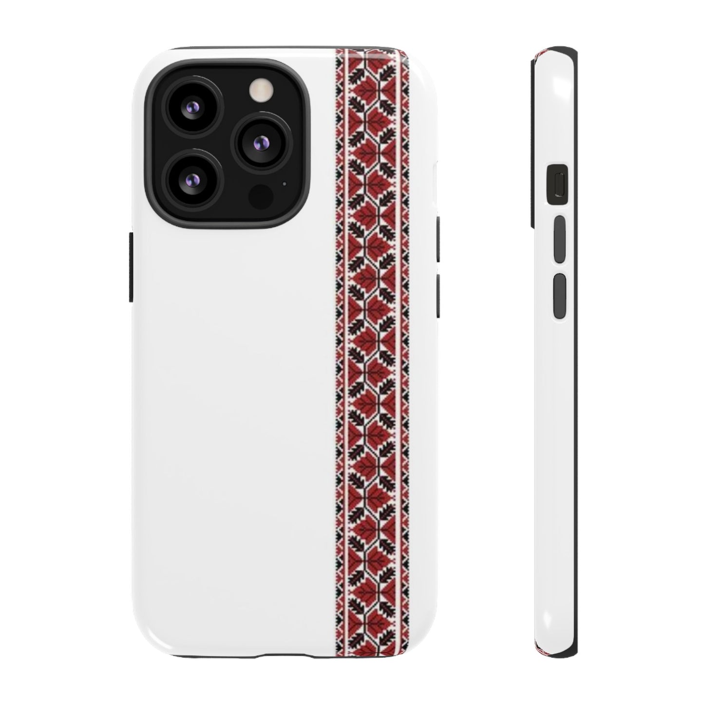 Palestinian Tatreez White/Red