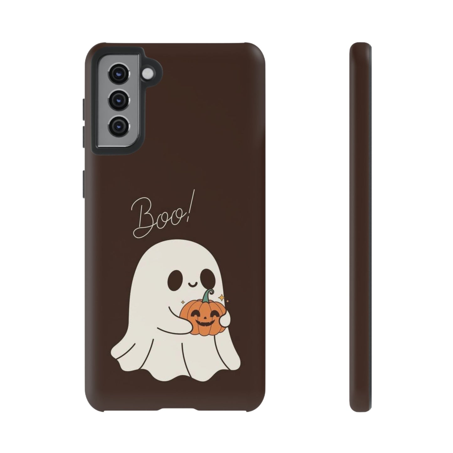 Ghost Pumpkin Phone Case — "Boo!"