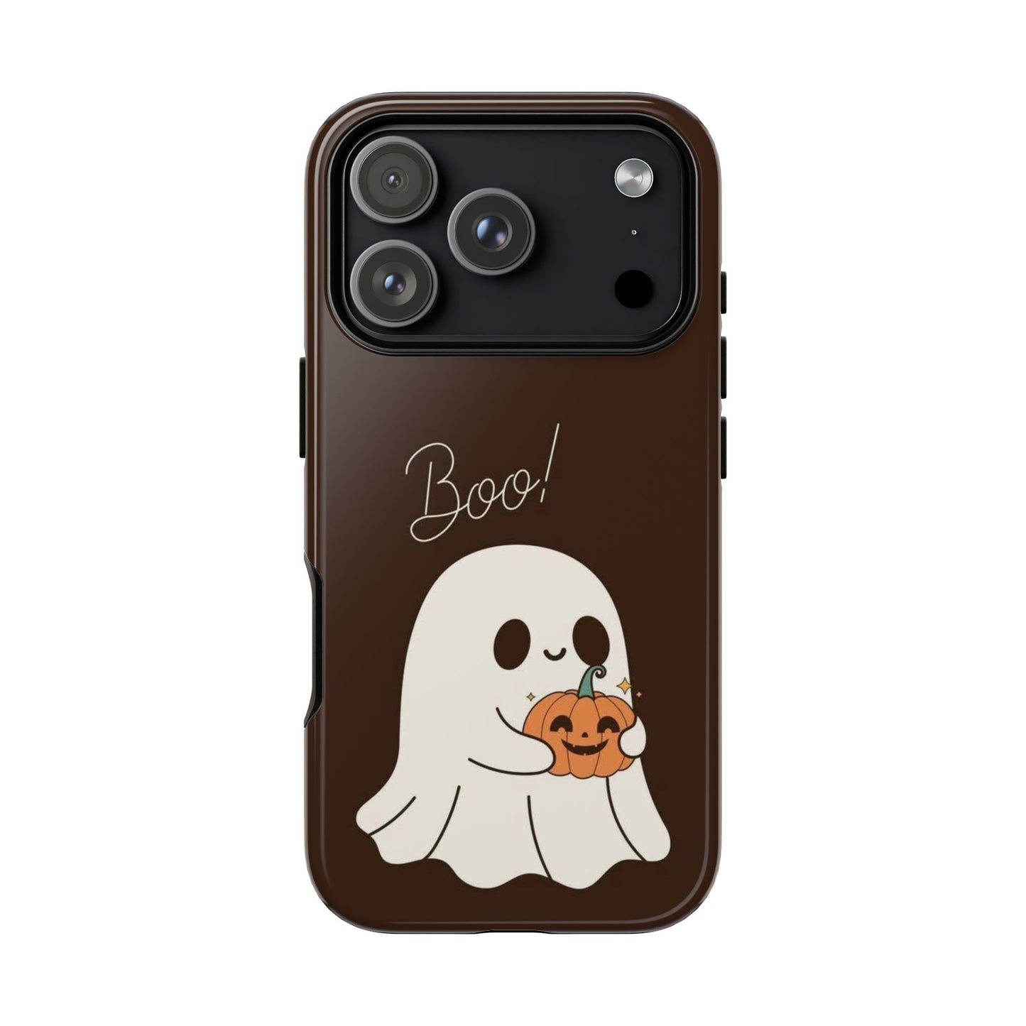 Ghost Pumpkin Phone Case — "Boo!"