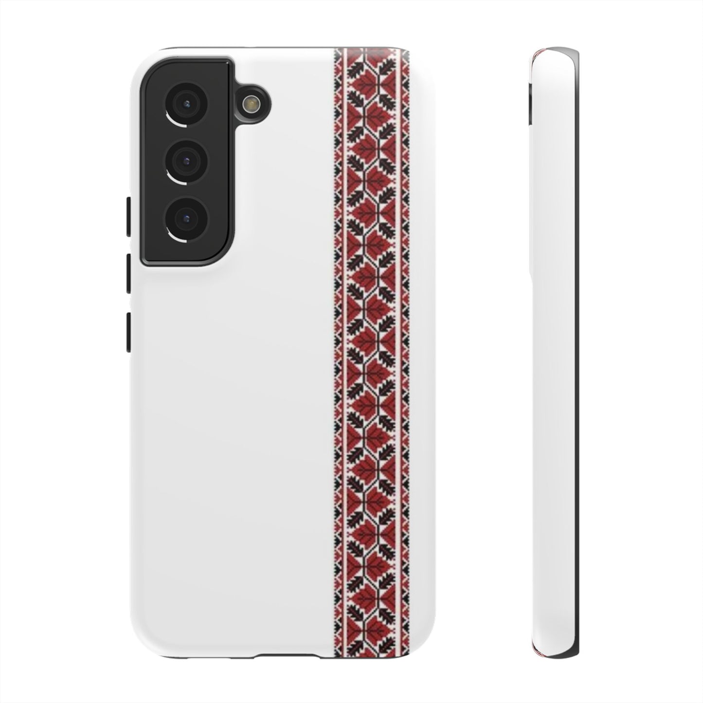 Palestinian Tatreez White/Red
