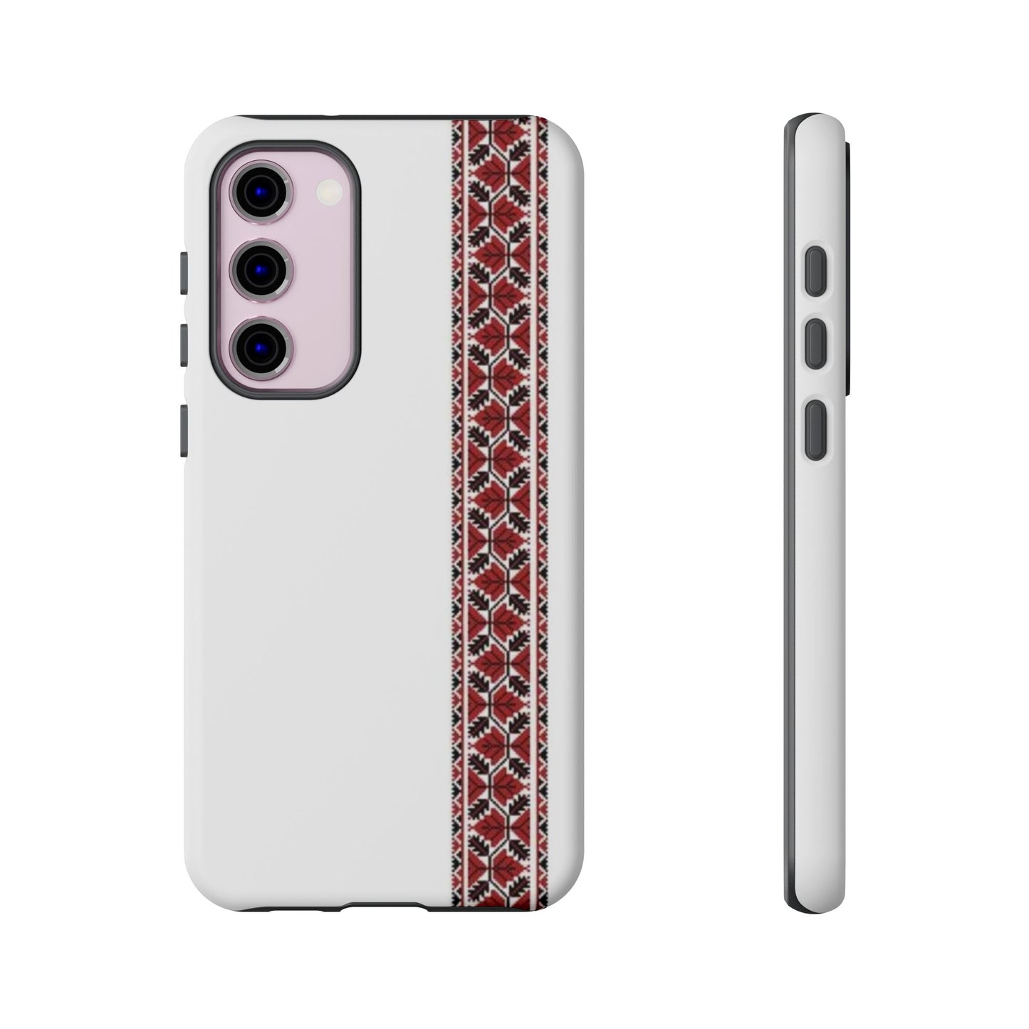 Palestinian Tatreez White/Red