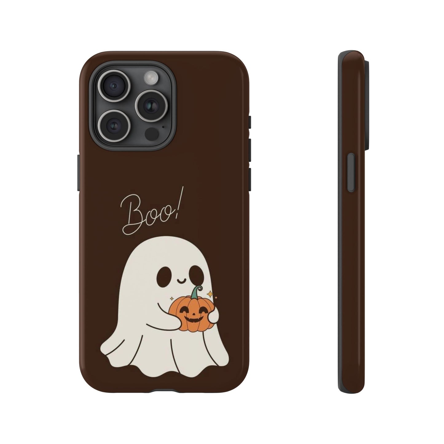 Ghost Pumpkin Phone Case — "Boo!"