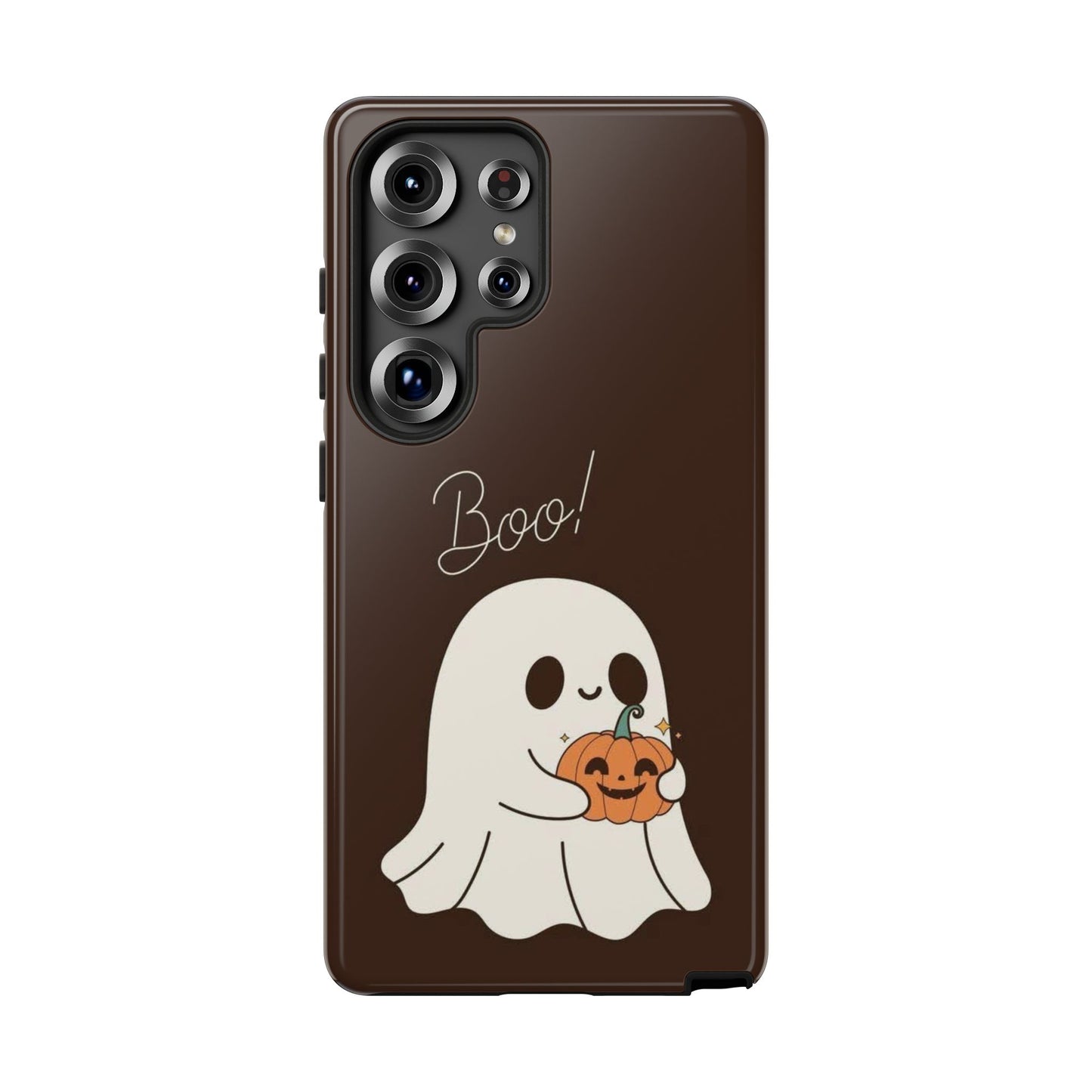 Ghost Pumpkin Phone Case — "Boo!"