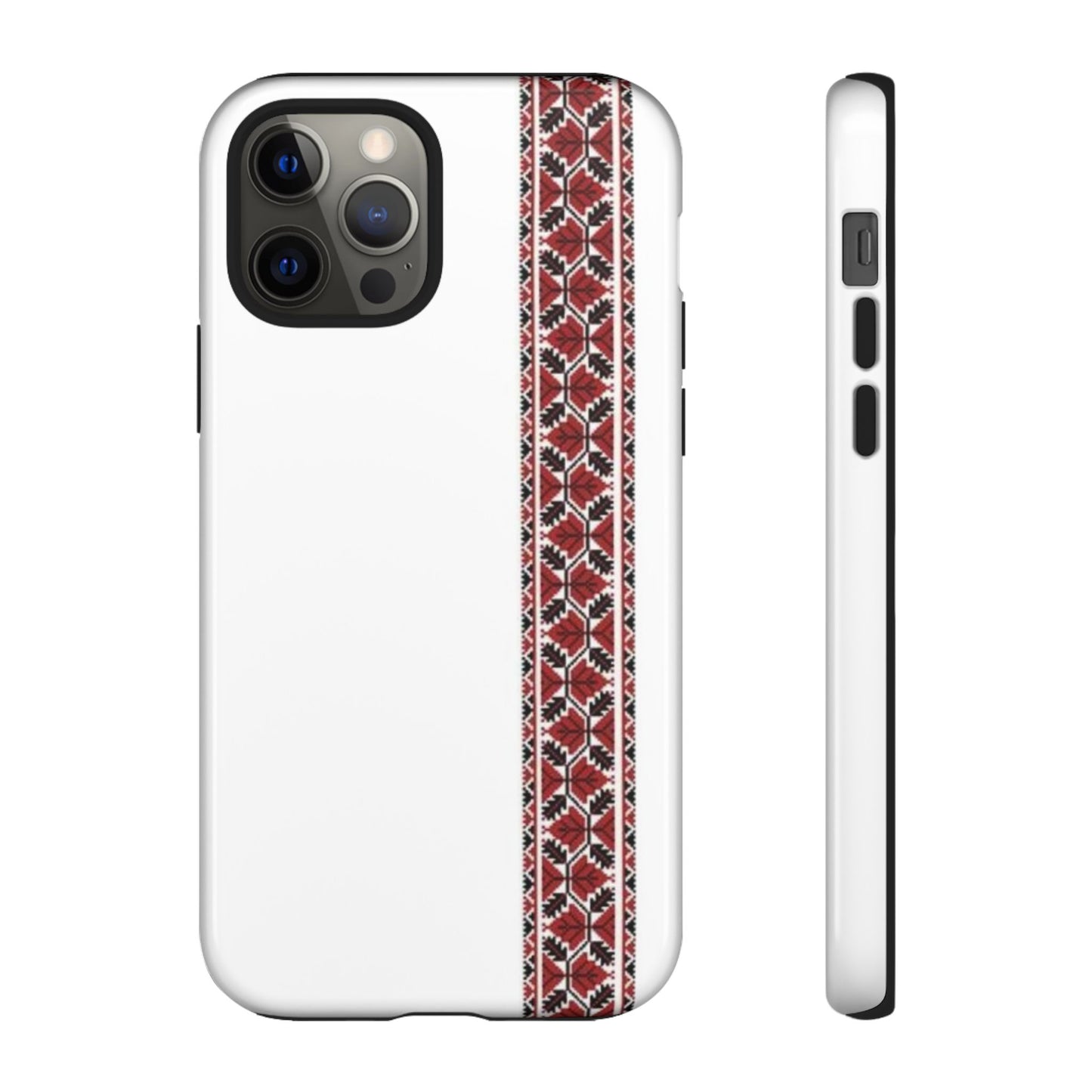 Palestinian Tatreez White/Red