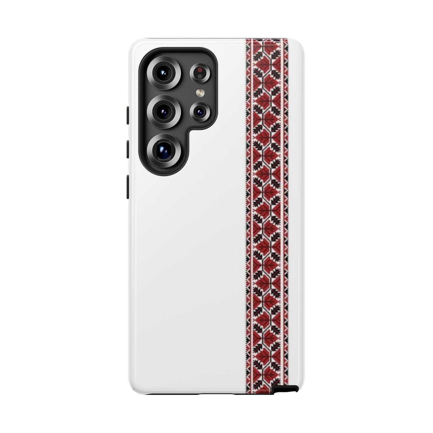 Palestinian Tatreez White/Red