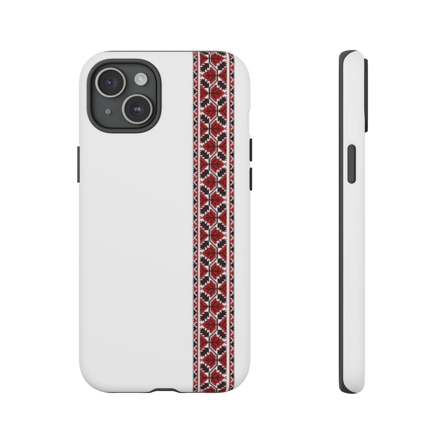Palestinian Tatreez White/Red