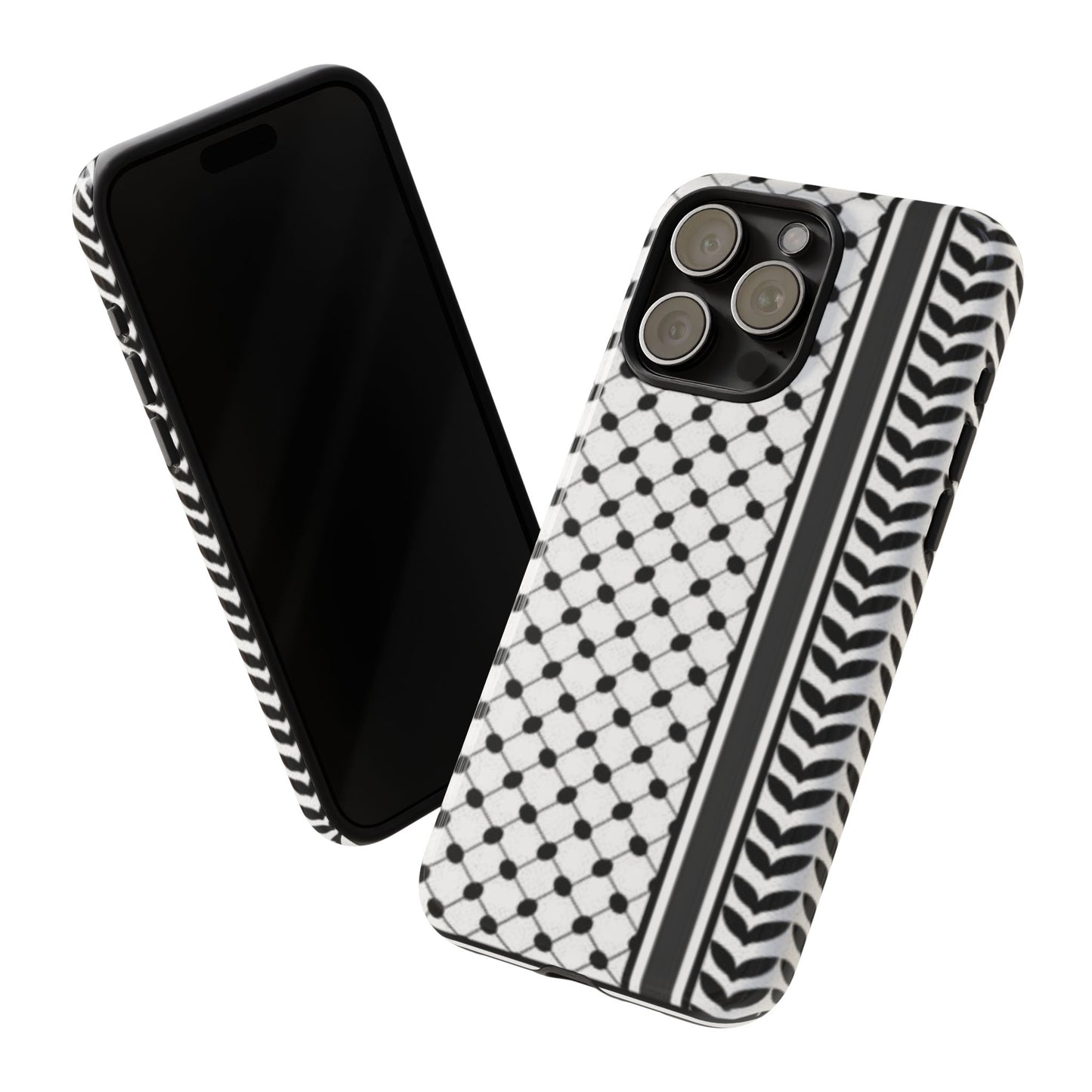 White & Black Keffiyeh Heritage