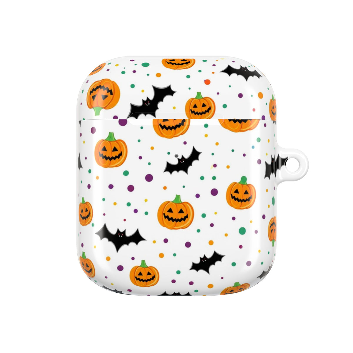 Halloween Pumpkin & Bats AirPod Case