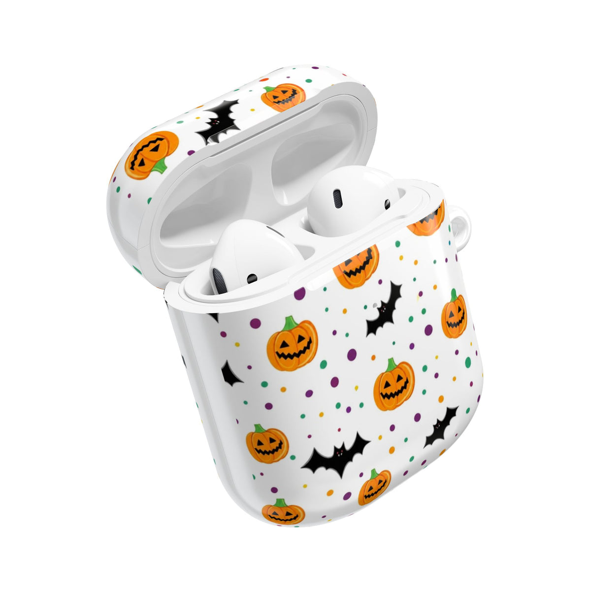 Halloween Pumpkin & Bats AirPod Case