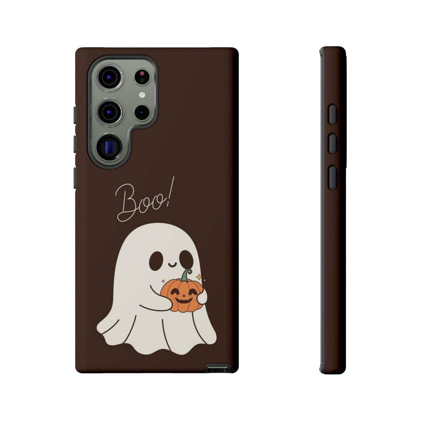 Ghost Pumpkin Phone Case — "Boo!"