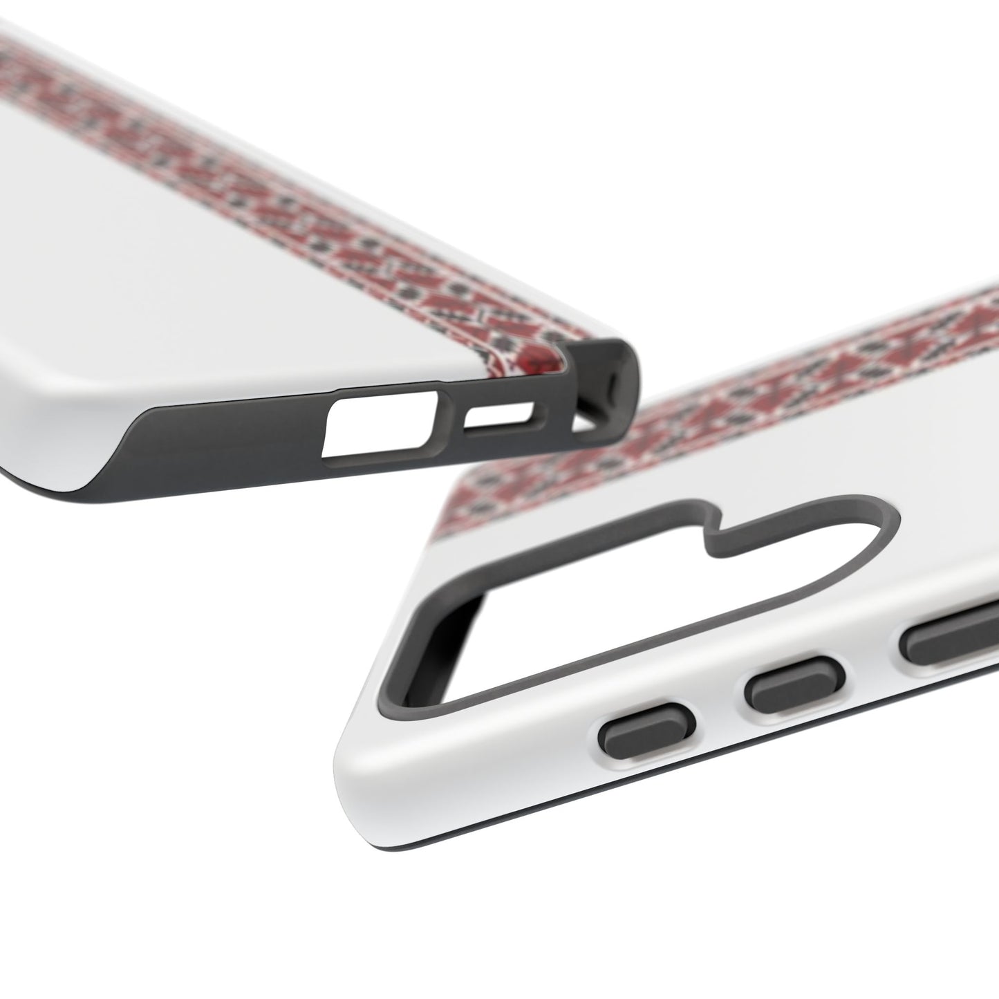 Palestinian Tatreez White/Red