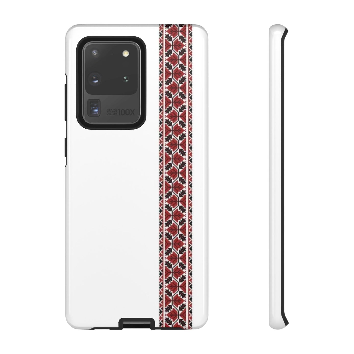 Palestinian Tatreez White/Red