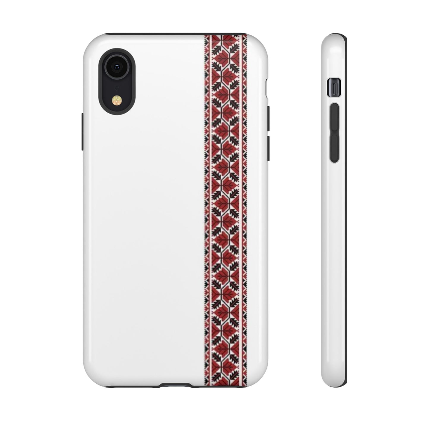 Palestinian Tatreez White/Red