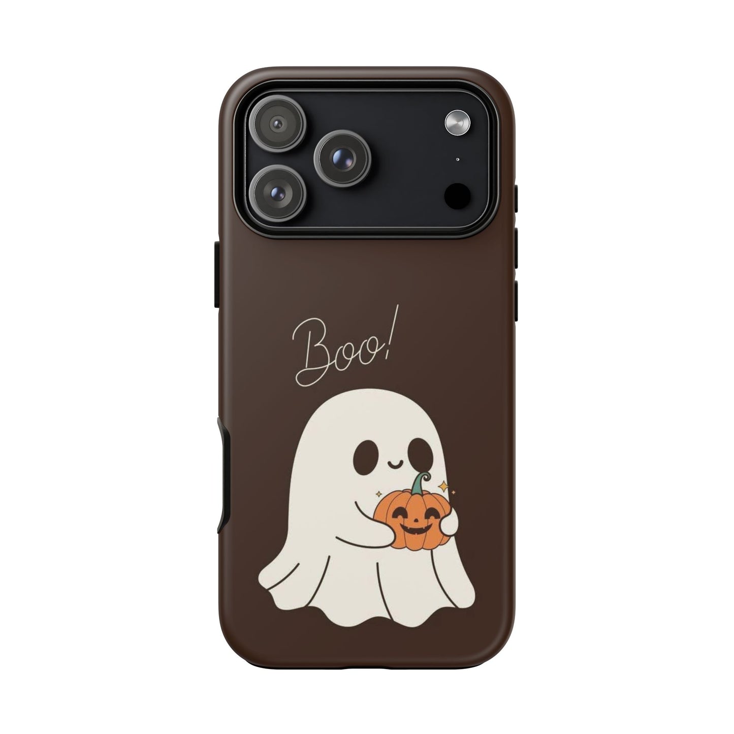 Ghost Pumpkin Phone Case — "Boo!"
