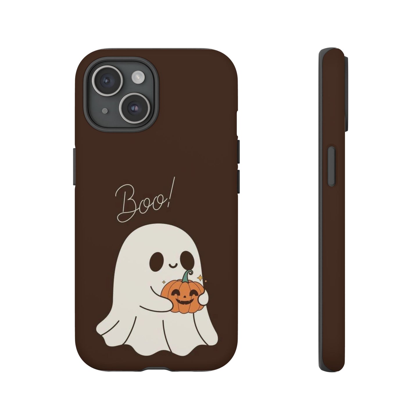 Ghost Pumpkin Phone Case — "Boo!"