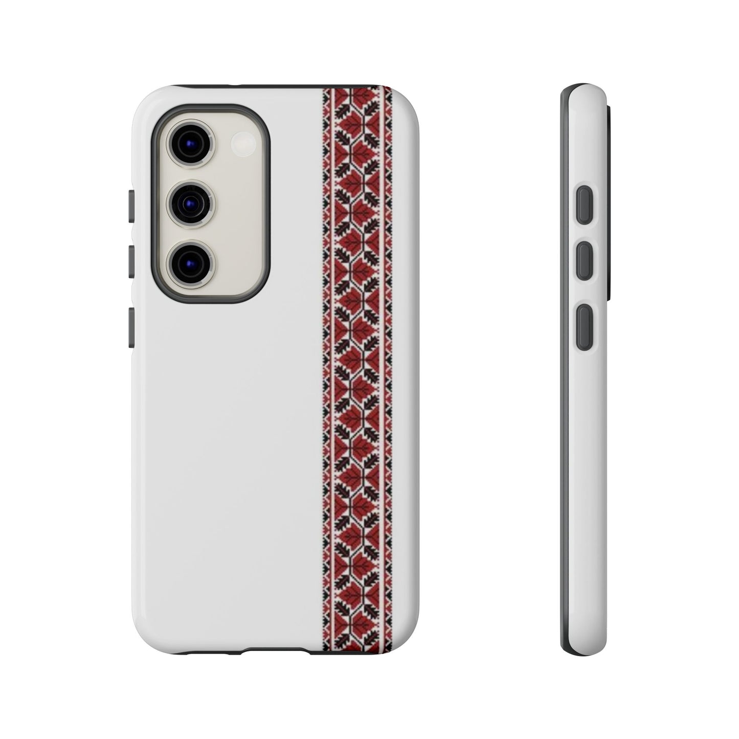 Palestinian Tatreez White/Red