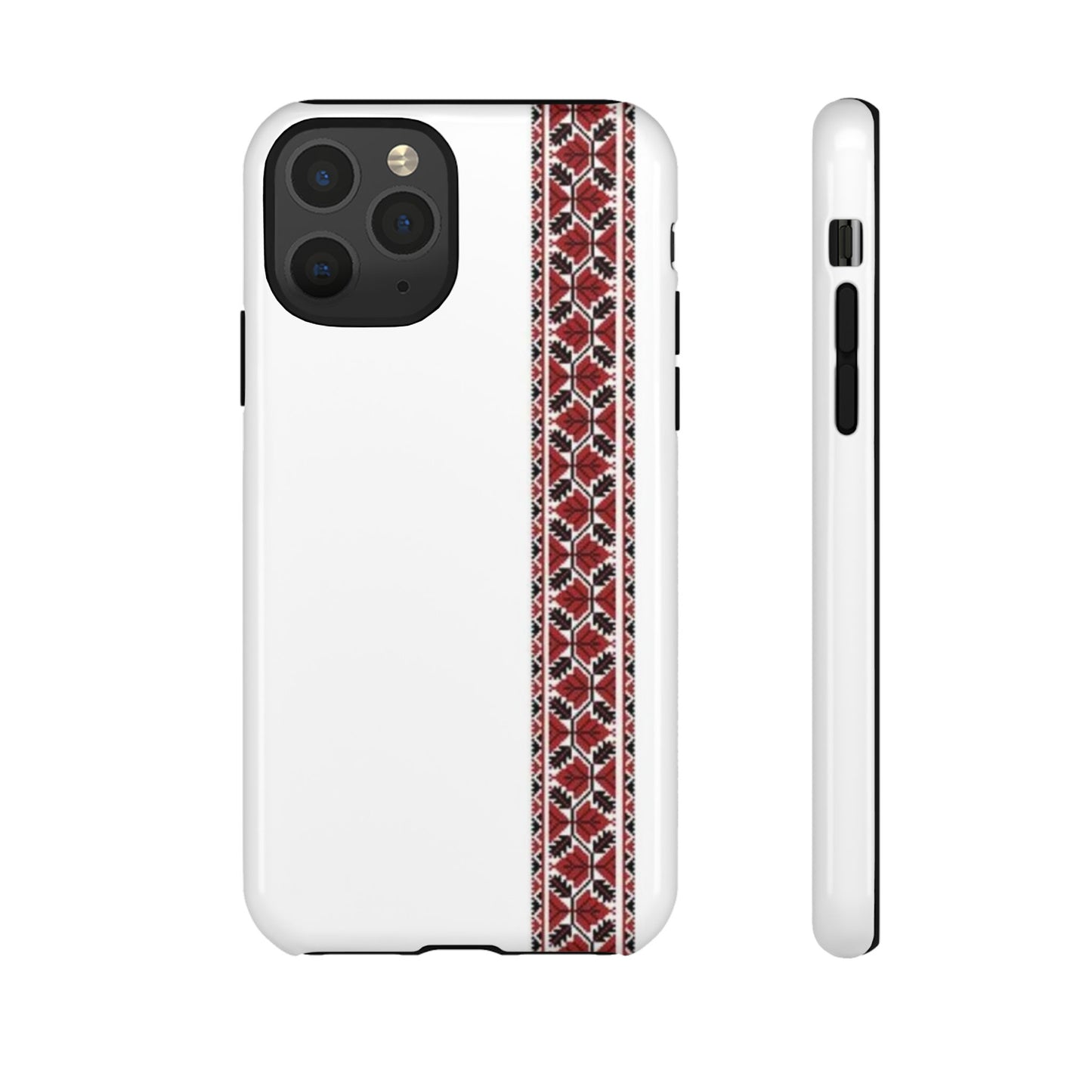 Palestinian Tatreez White/Red