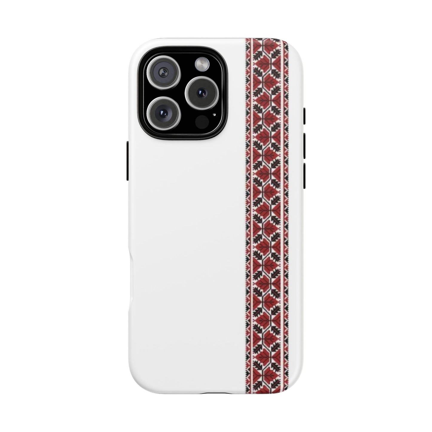 Palestinian Tatreez White/Red