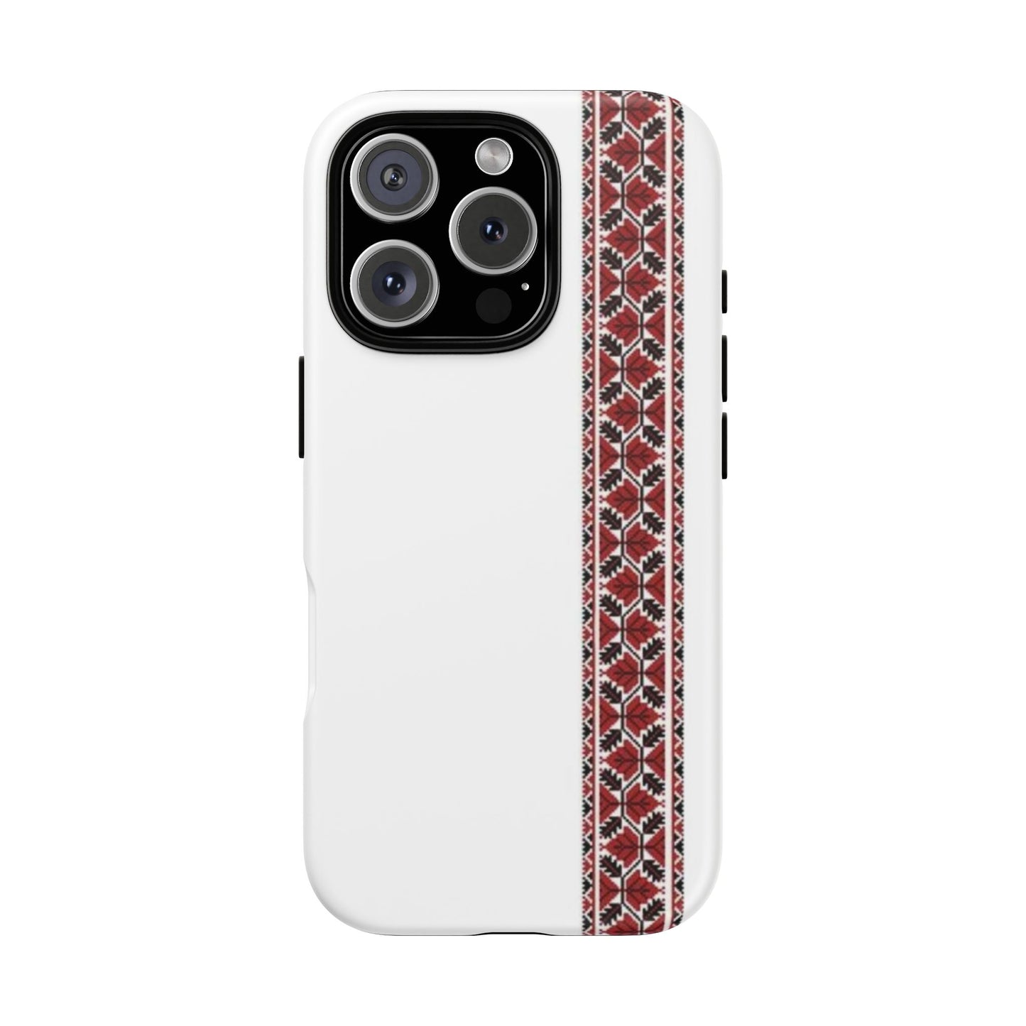 Palestinian Tatreez White/Red