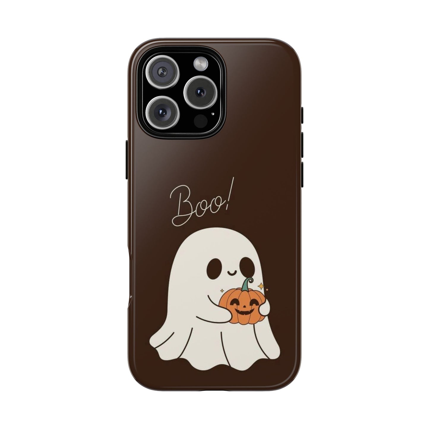 Ghost Pumpkin Phone Case — "Boo!"