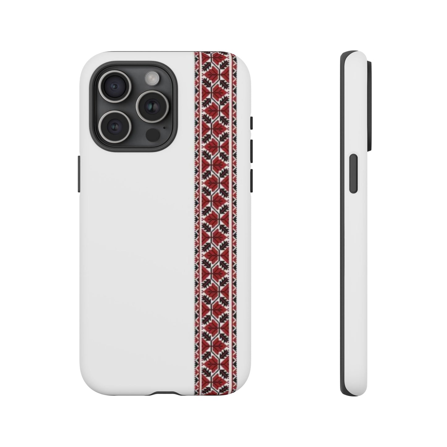 Palestinian Tatreez White/Red