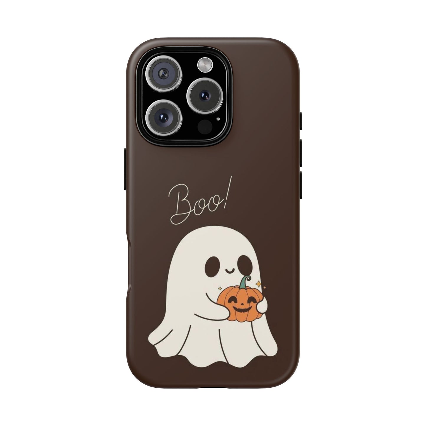 Ghost Pumpkin Phone Case — "Boo!"