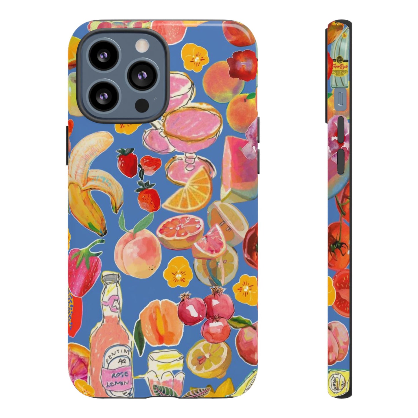 Colorful Fruit Collage Phone Case