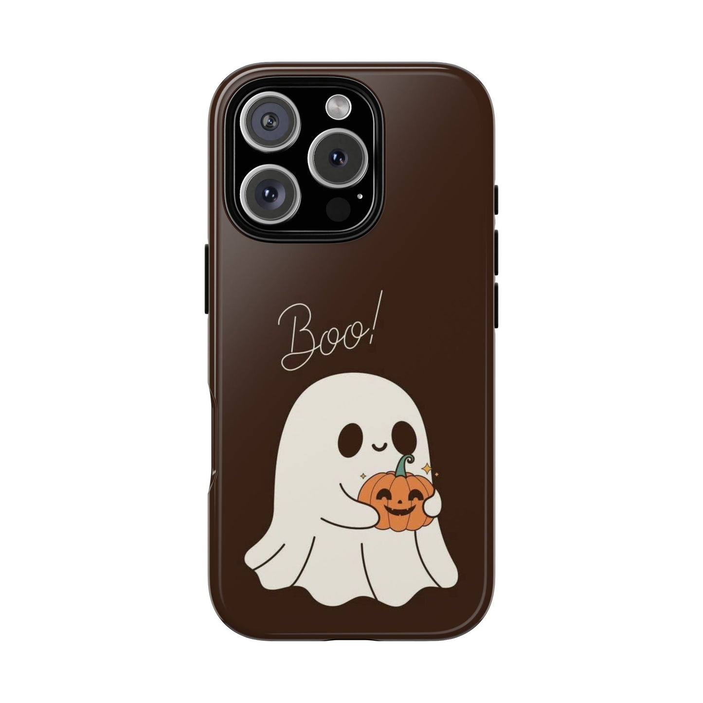 Ghost Pumpkin Phone Case — "Boo!"