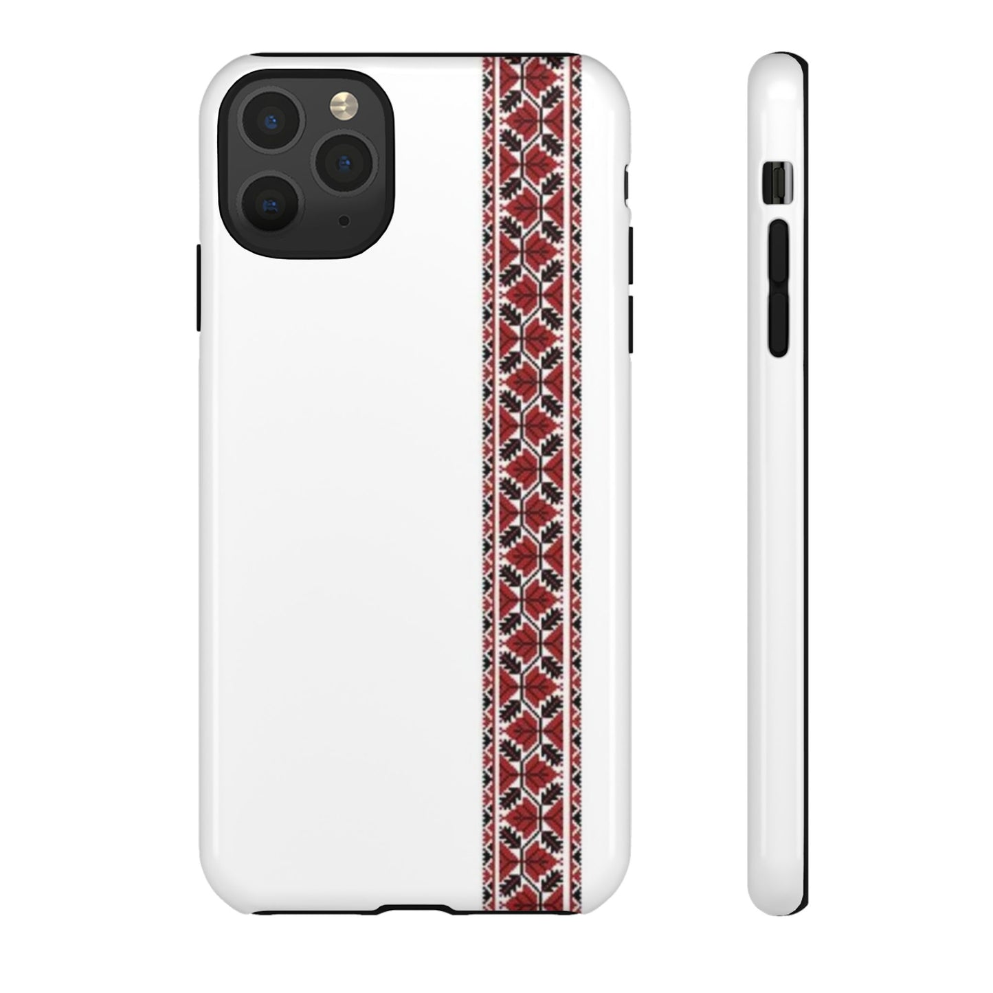 Palestinian Tatreez White/Red