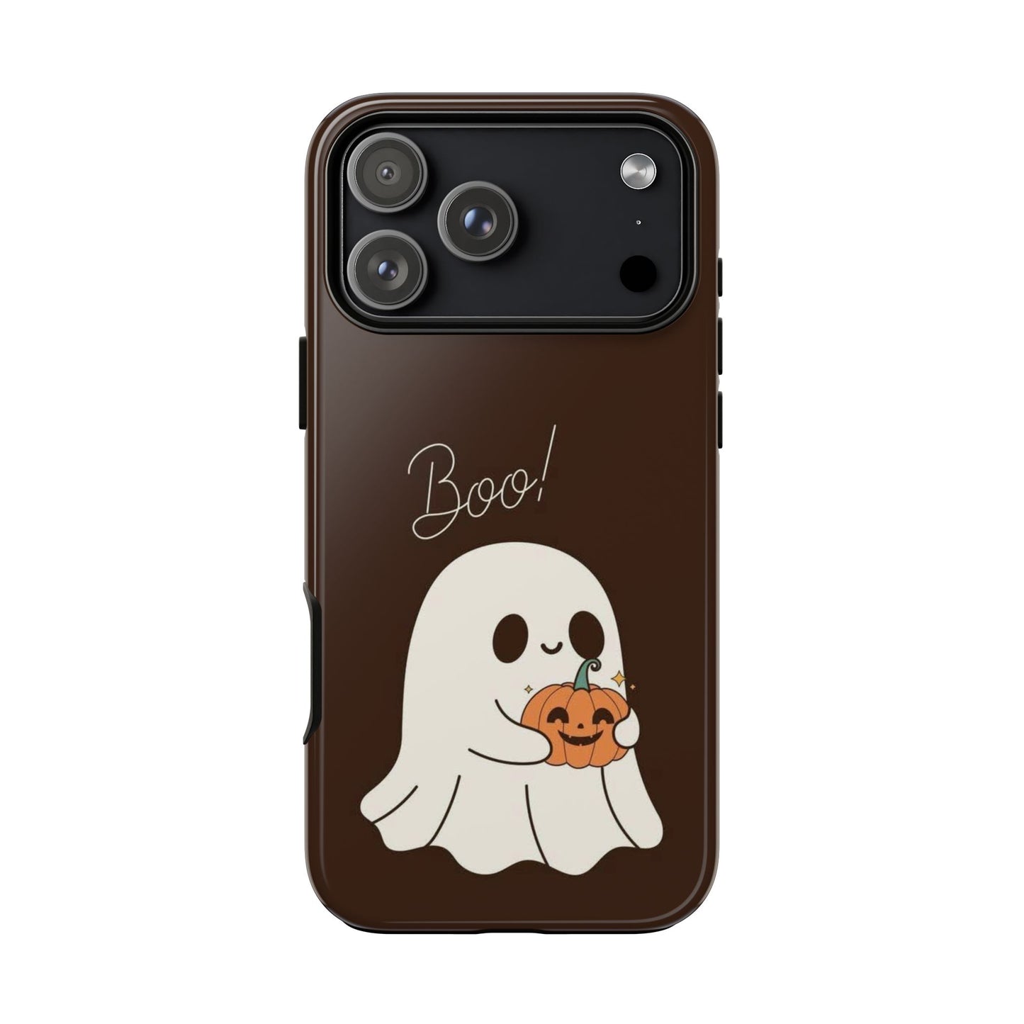 Ghost Pumpkin Phone Case — "Boo!"