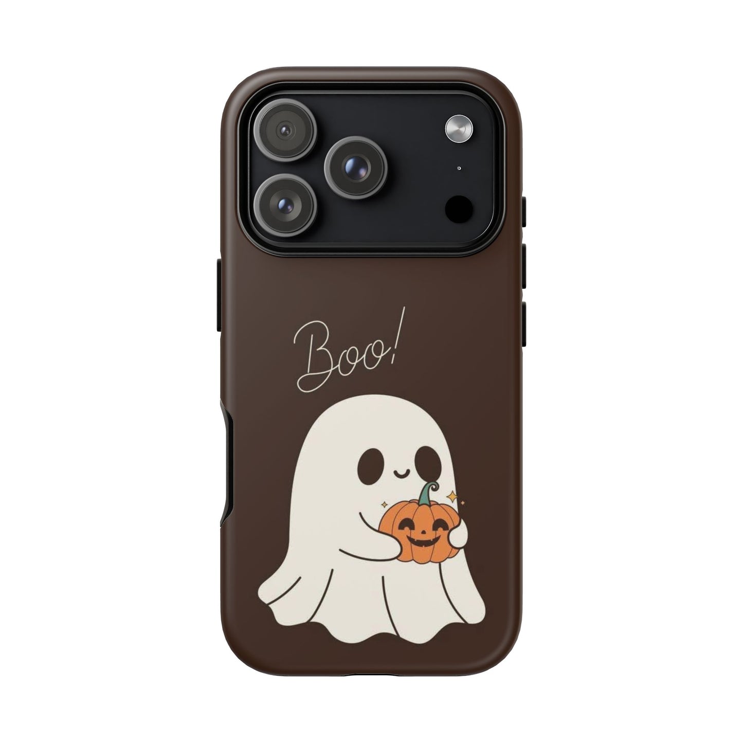 Ghost Pumpkin Phone Case — "Boo!"