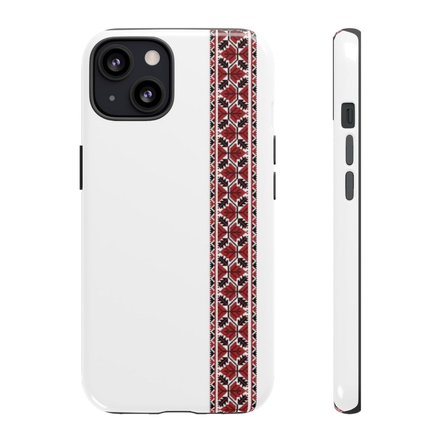 Palestinian Tatreez White/Red