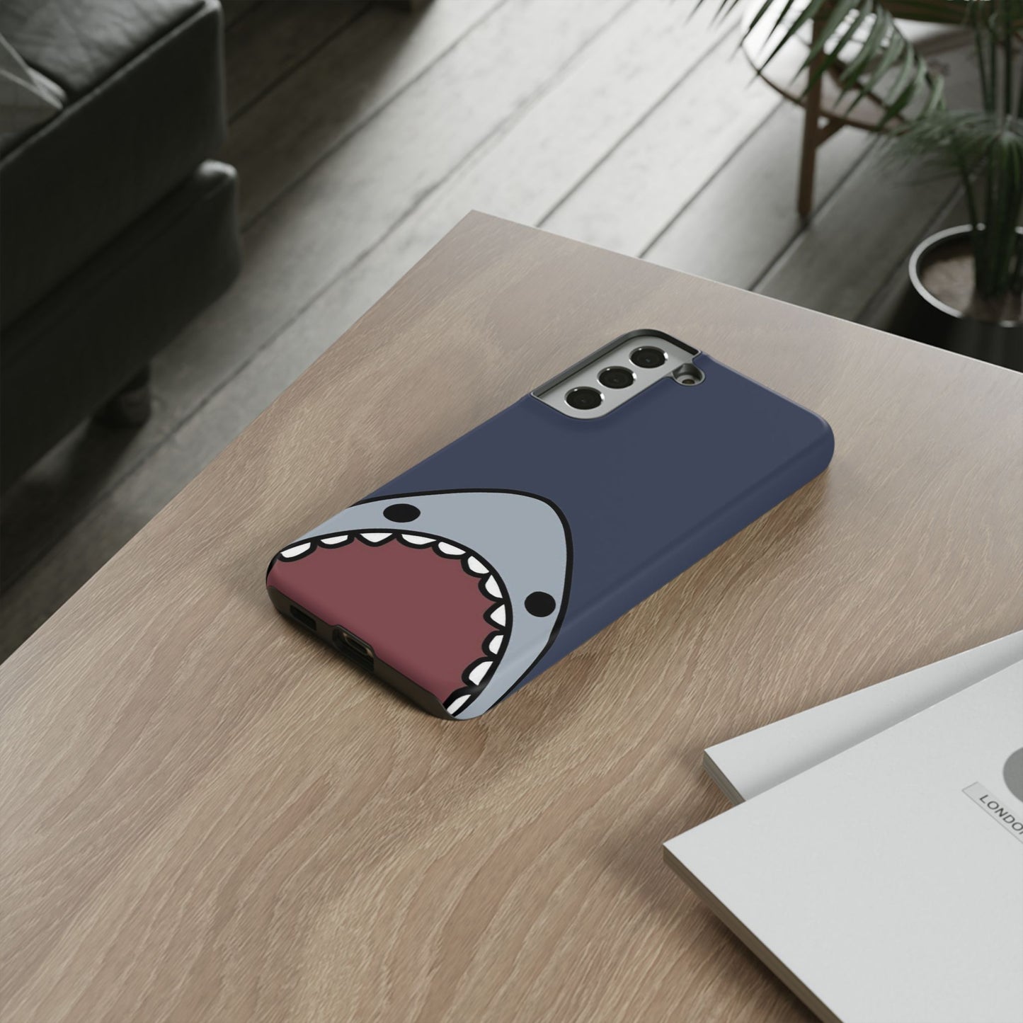 Shark-Themed Phone Case