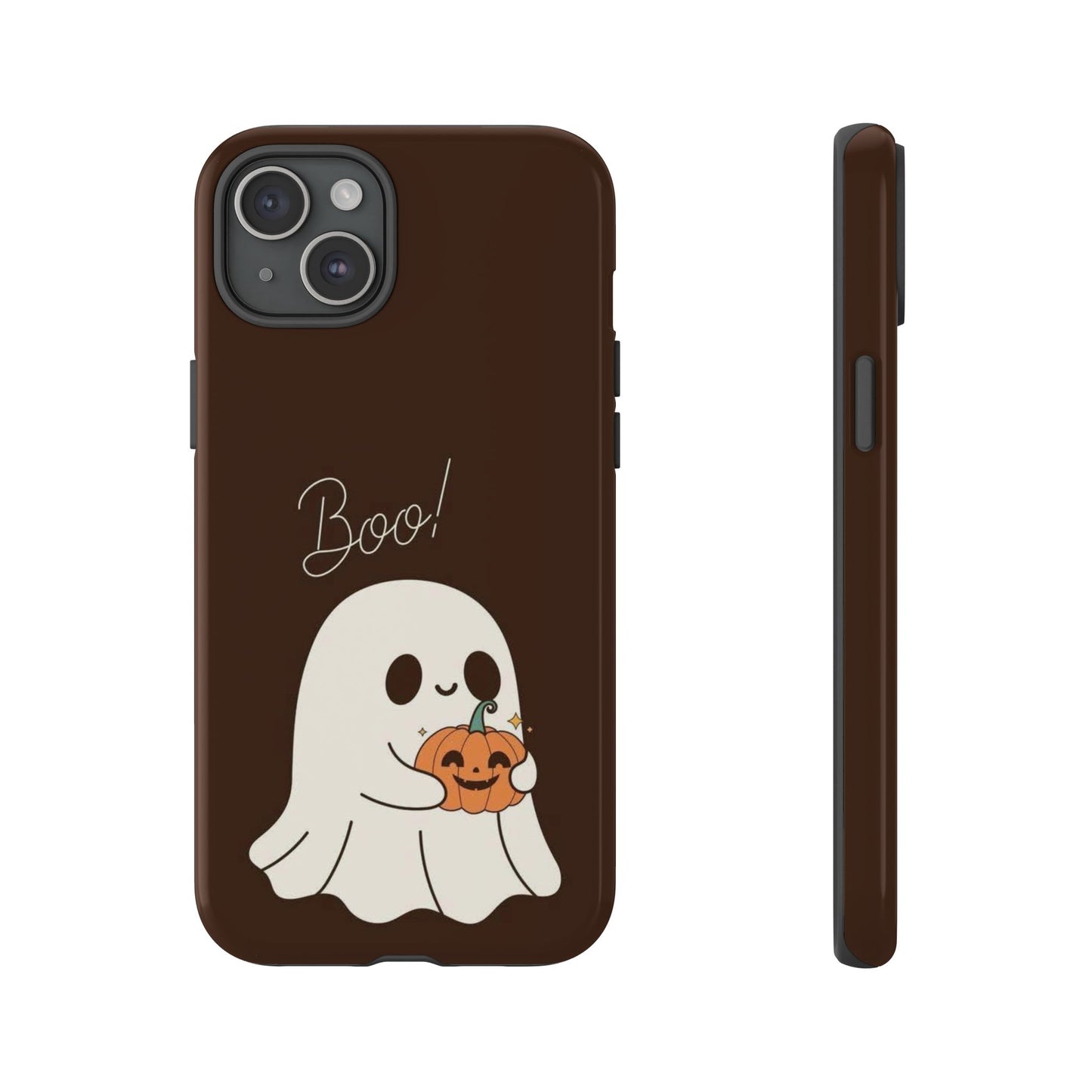 Ghost Pumpkin Phone Case — "Boo!"