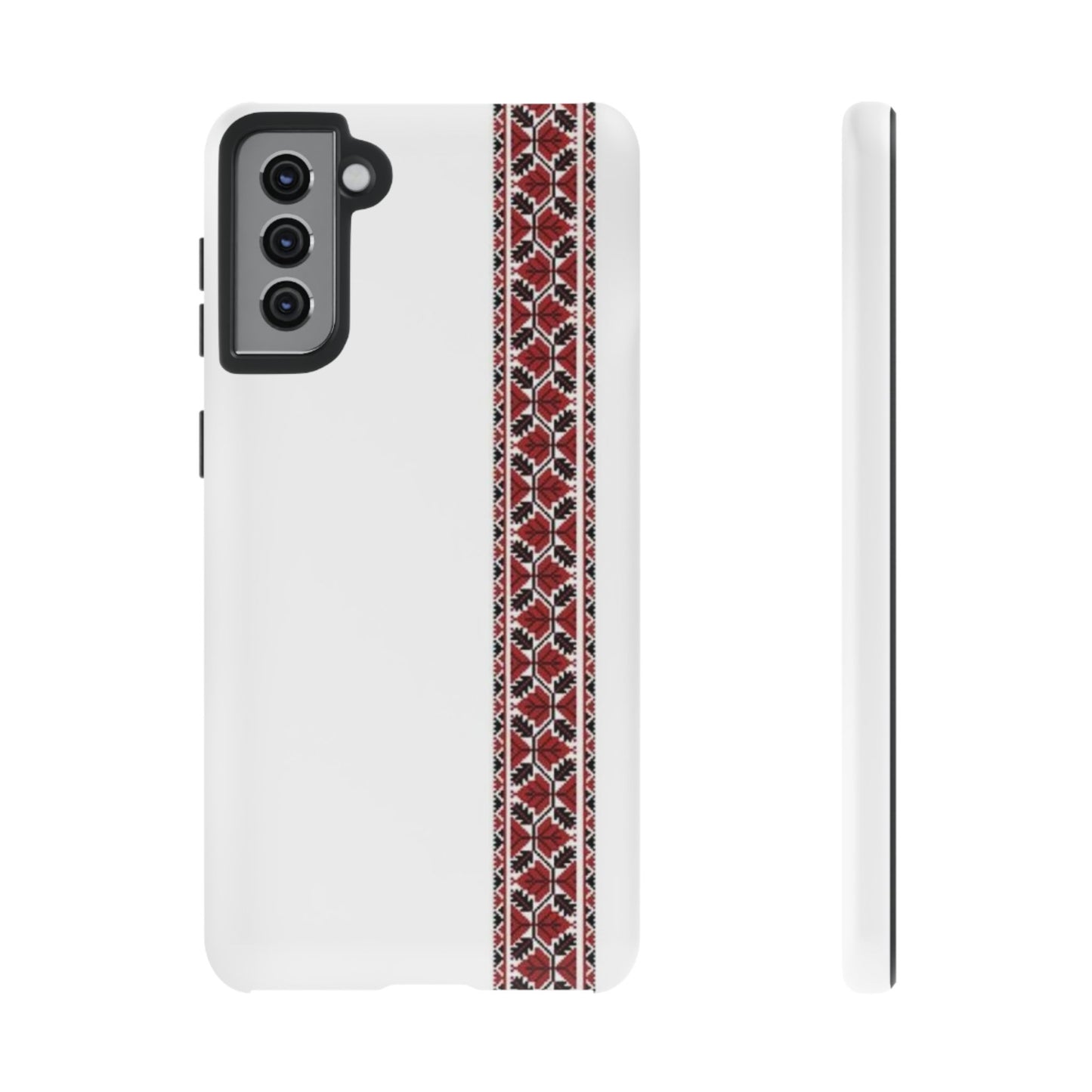 Palestinian Tatreez White/Red